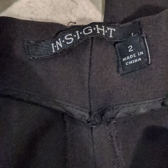 💜5/$25 SIZE two black wide leg trousers insight - Picture 2 of 2